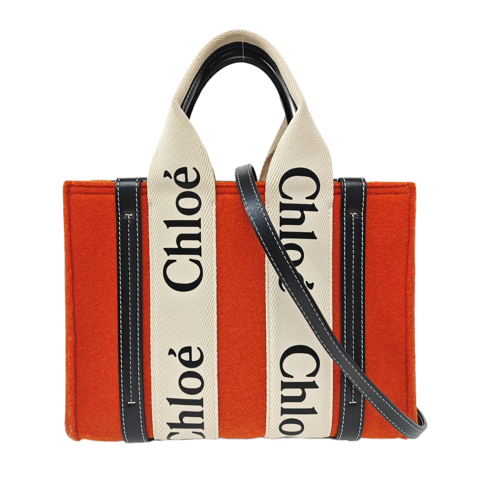 Woody Small Felt Orange