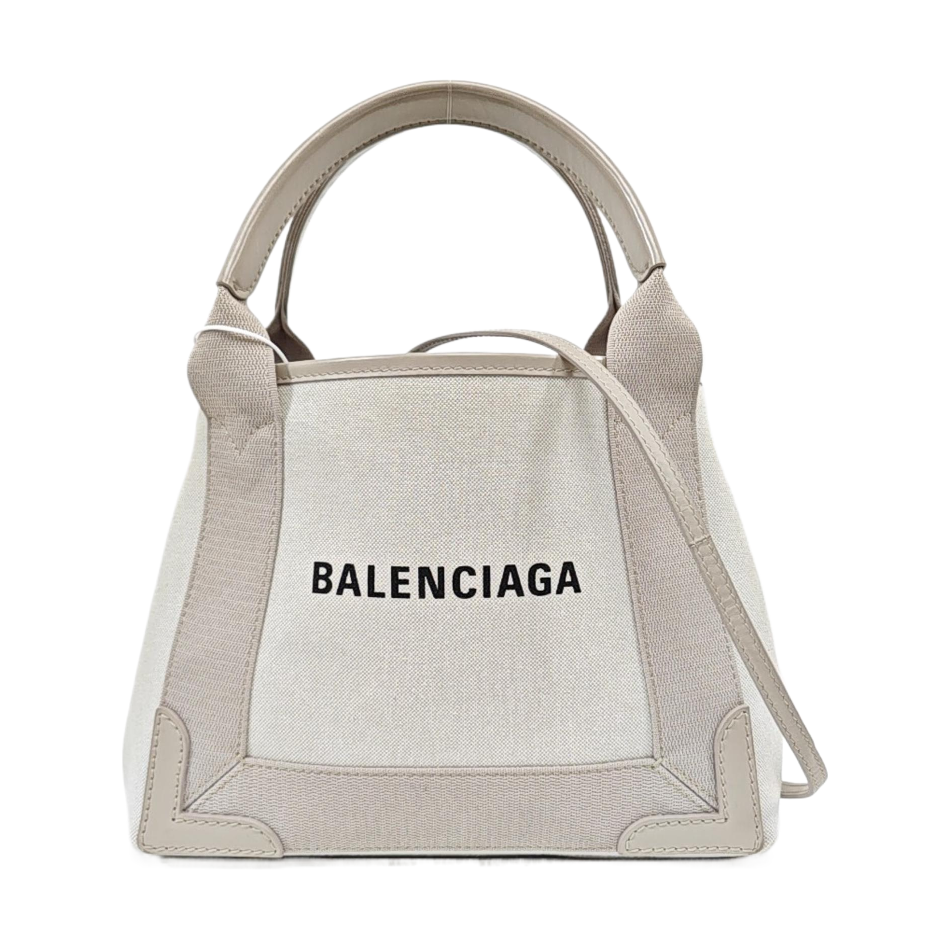 Navy Mini Canvas White