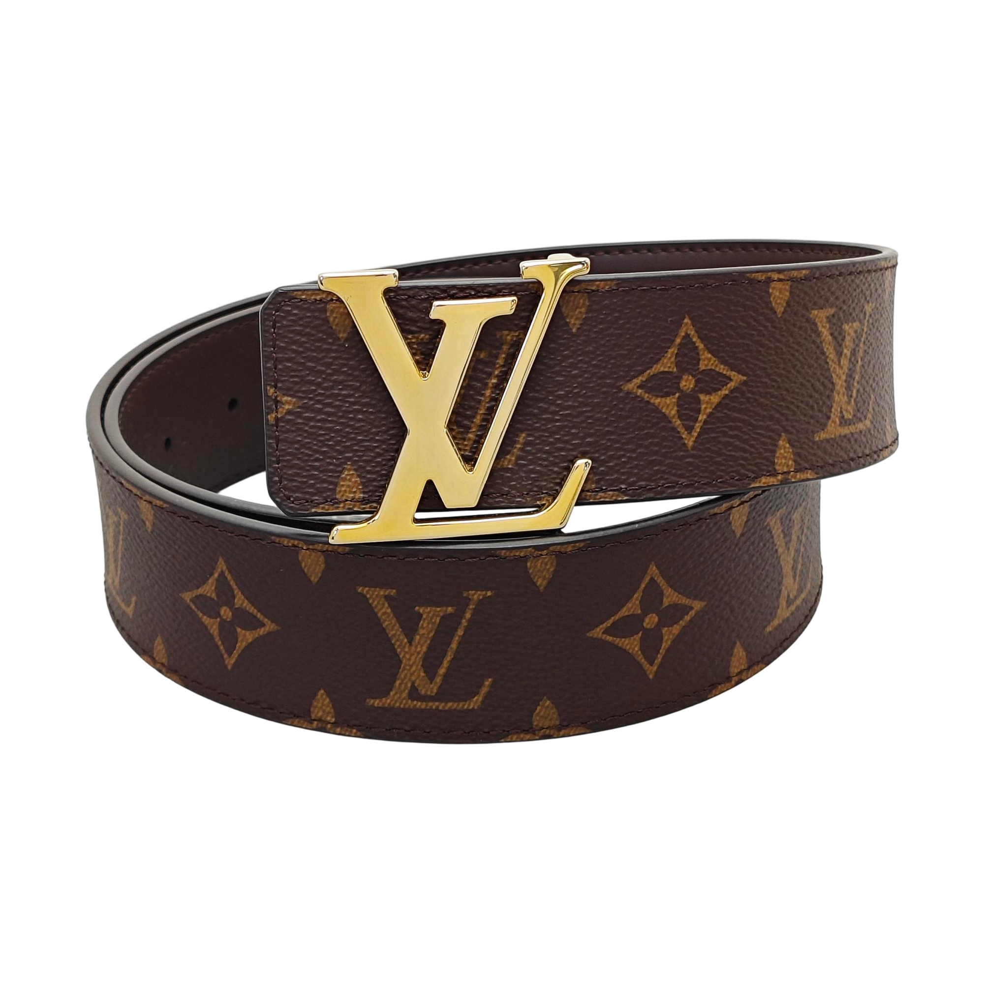 LV TAG Coated Canvas Brown Belt