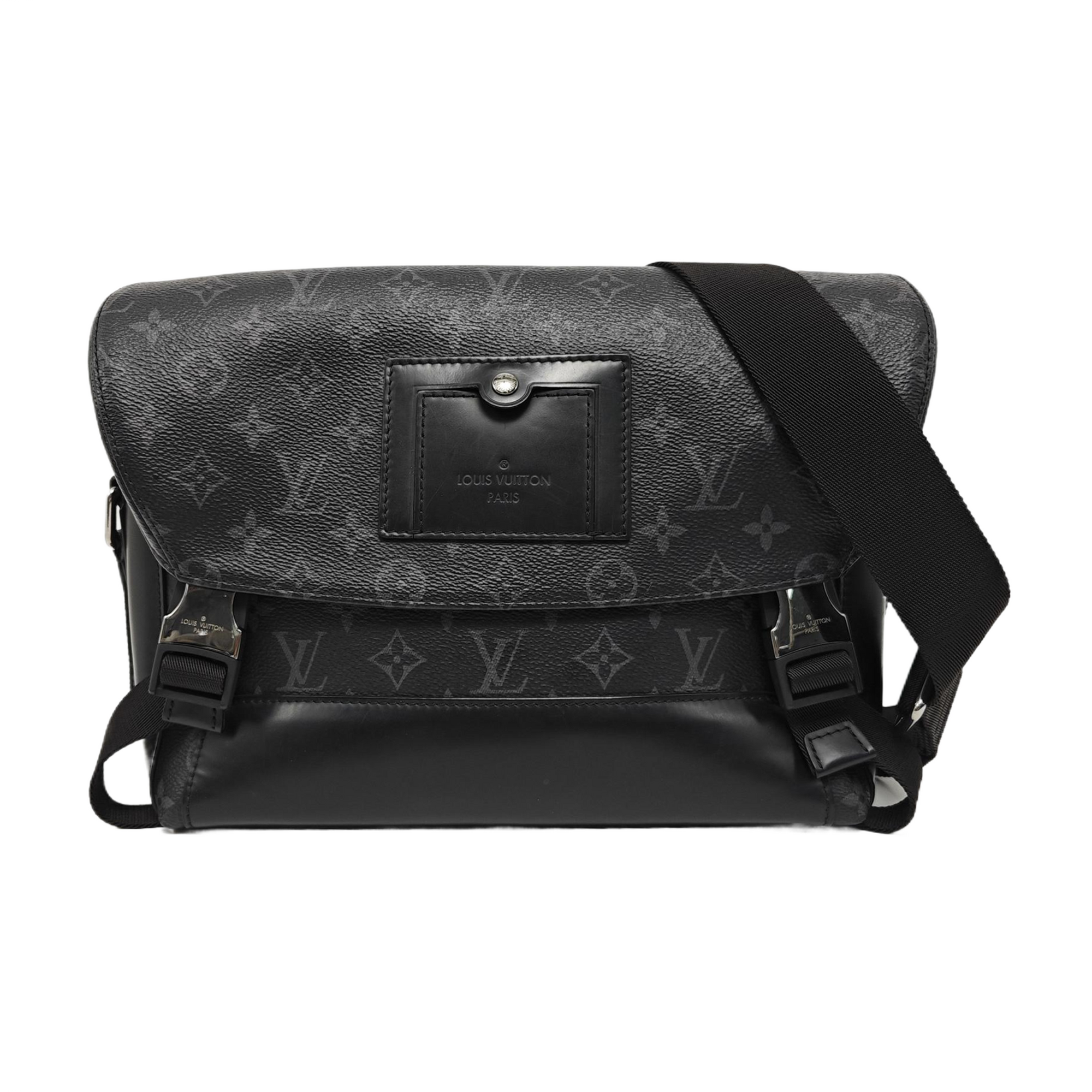 VOYAGER PM Monogram Coated Canvas Black