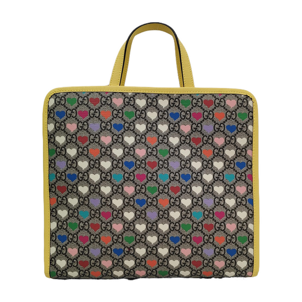 Children’s GG Bucket Monogram Coated Canvas Beige