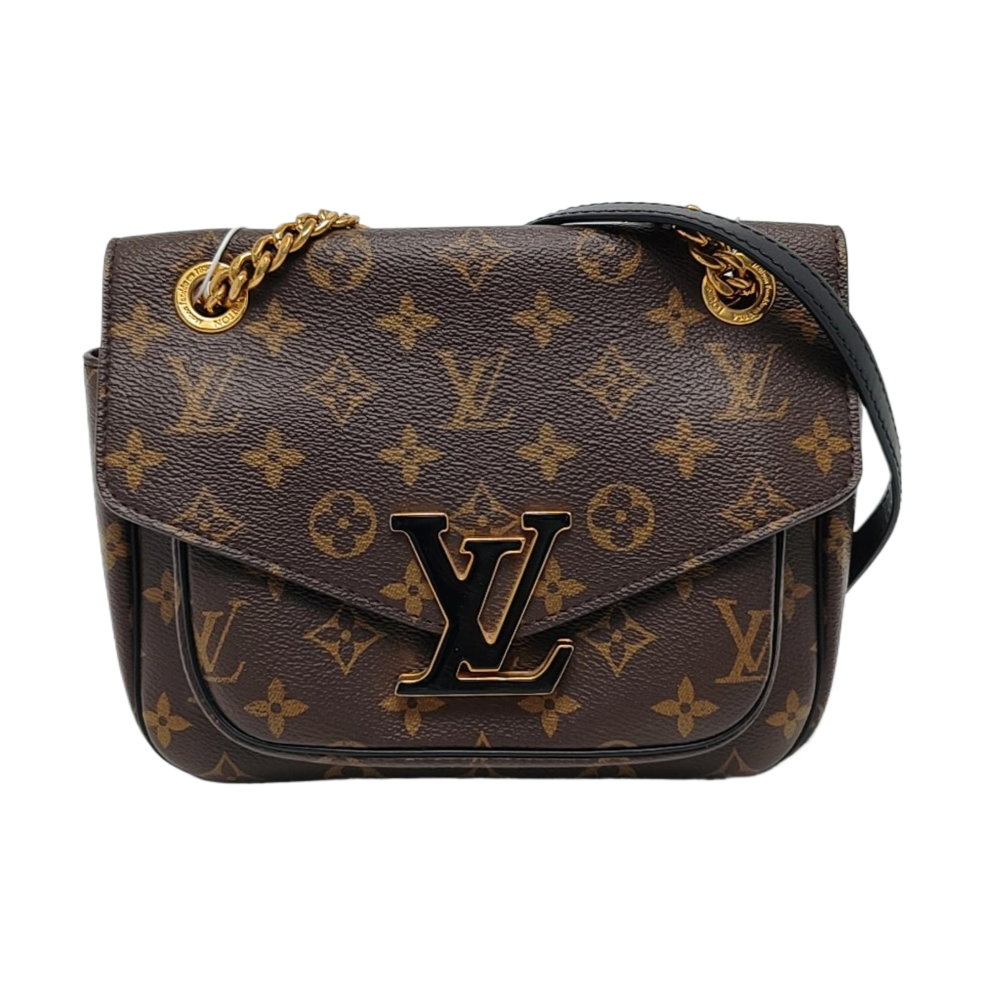 PASSY Monogram Coated Canvas Brown