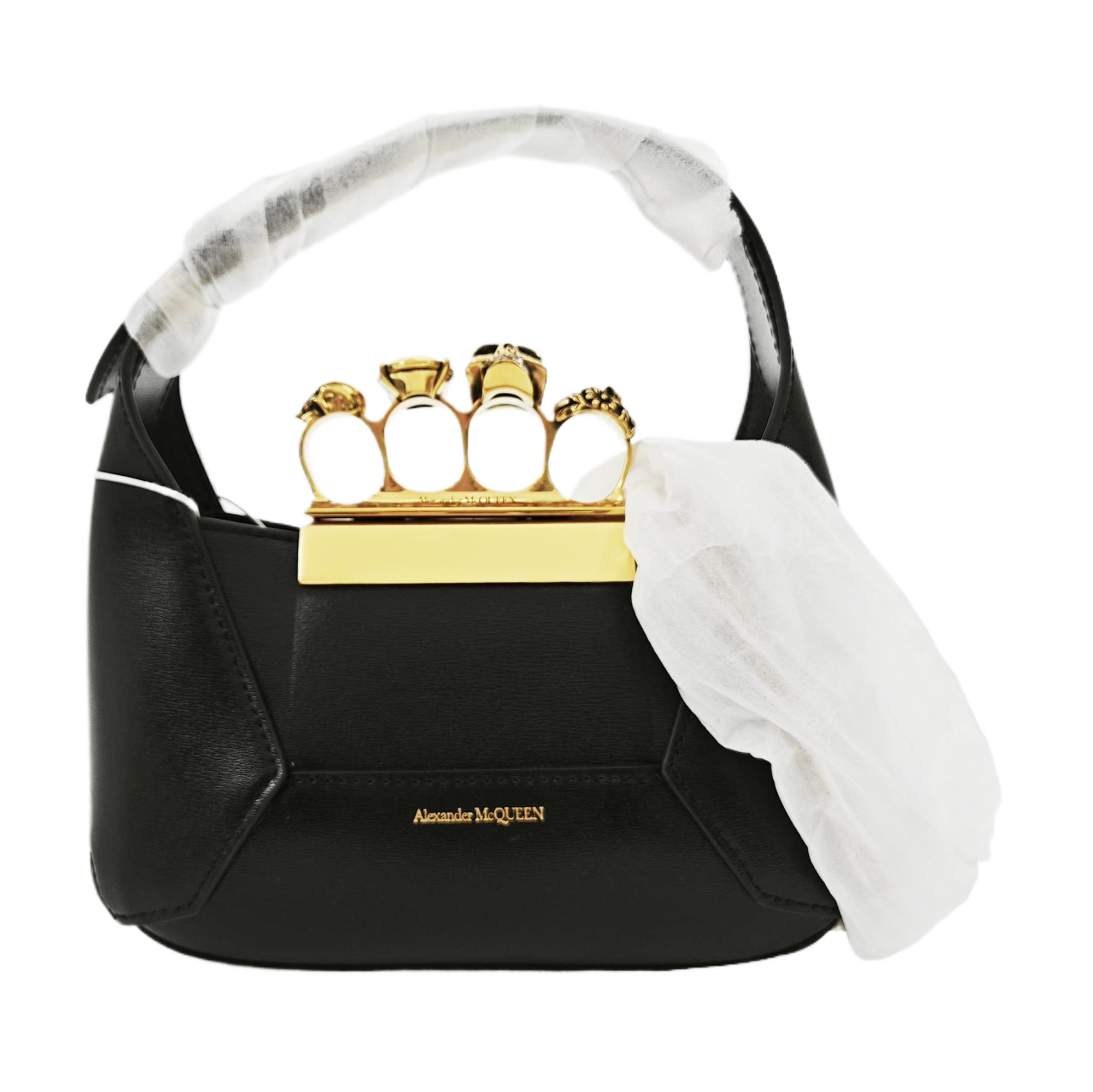 Calfskin Shoulder Bag Black