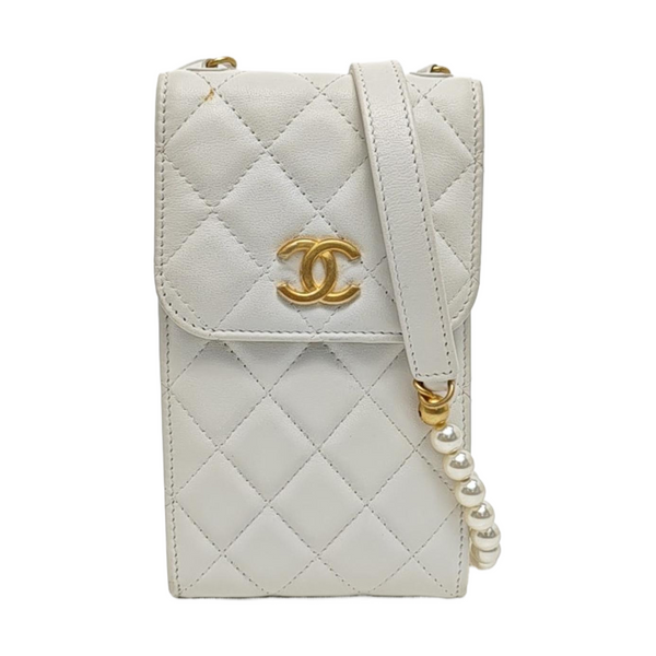 Quilted Calfskin White