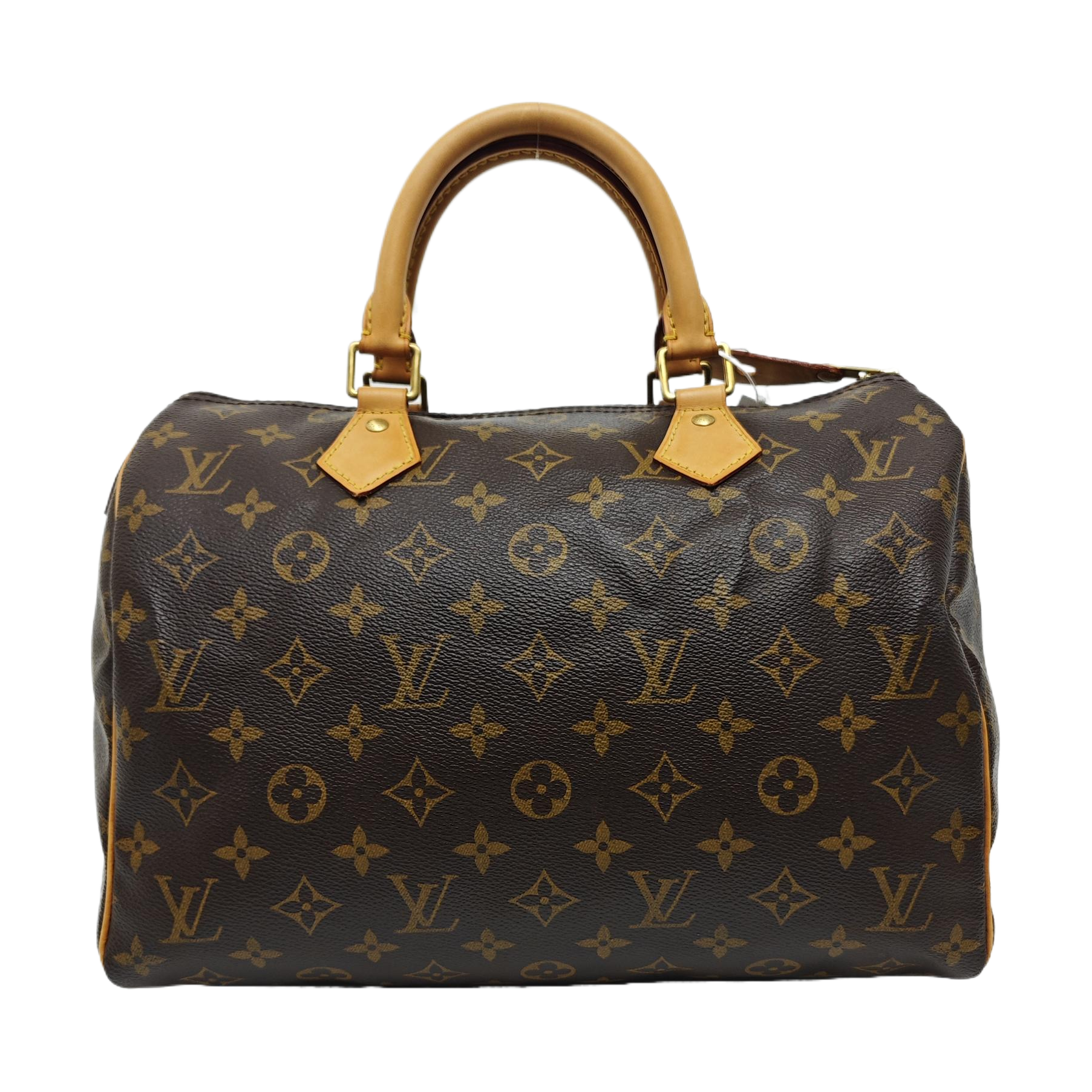 SPEEDY 30 Monogram Coated Canvas Brown