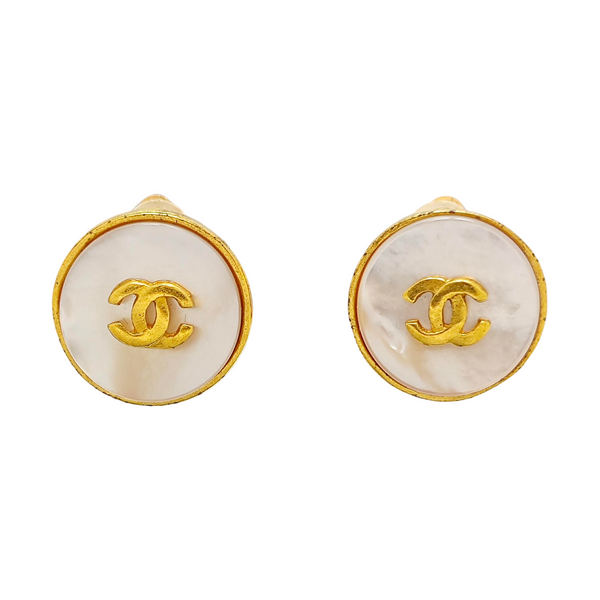 Metal Gold Clip On Earrings