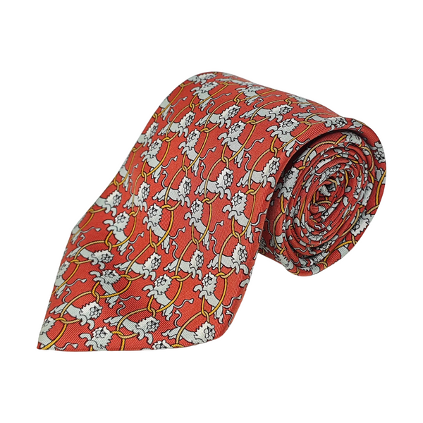 Mulberry Silk Tie Orange