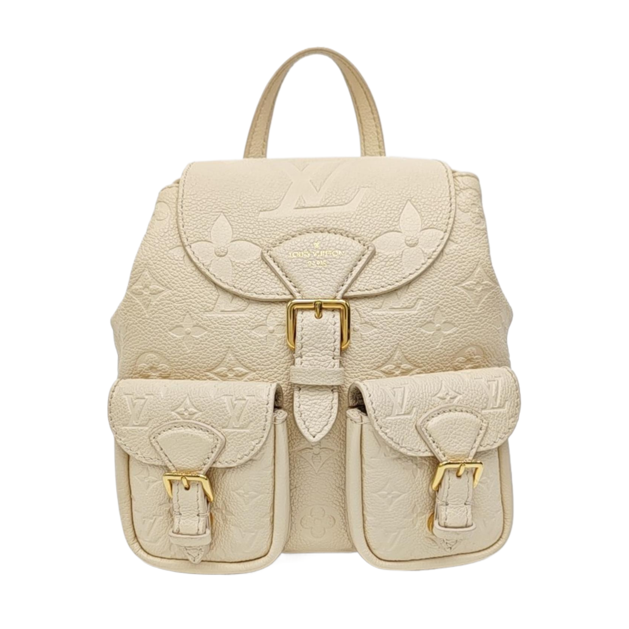 BACKUP Monogram Calfskin White