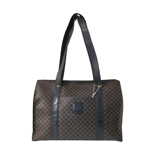 MACADAM SHOPPING BAG Coated Canvas Black