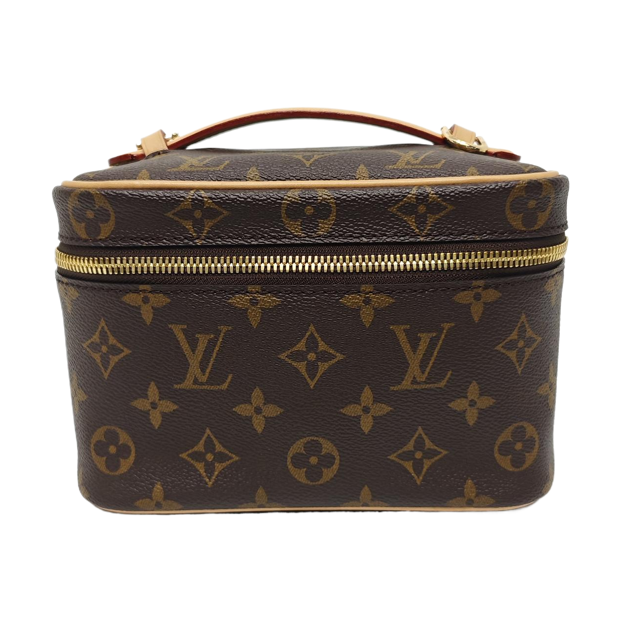 NICE Mini Monogram Coated Canvas Brown