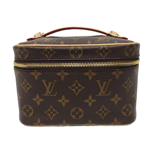 NICE Mini Monogram Coated Canvas Brown