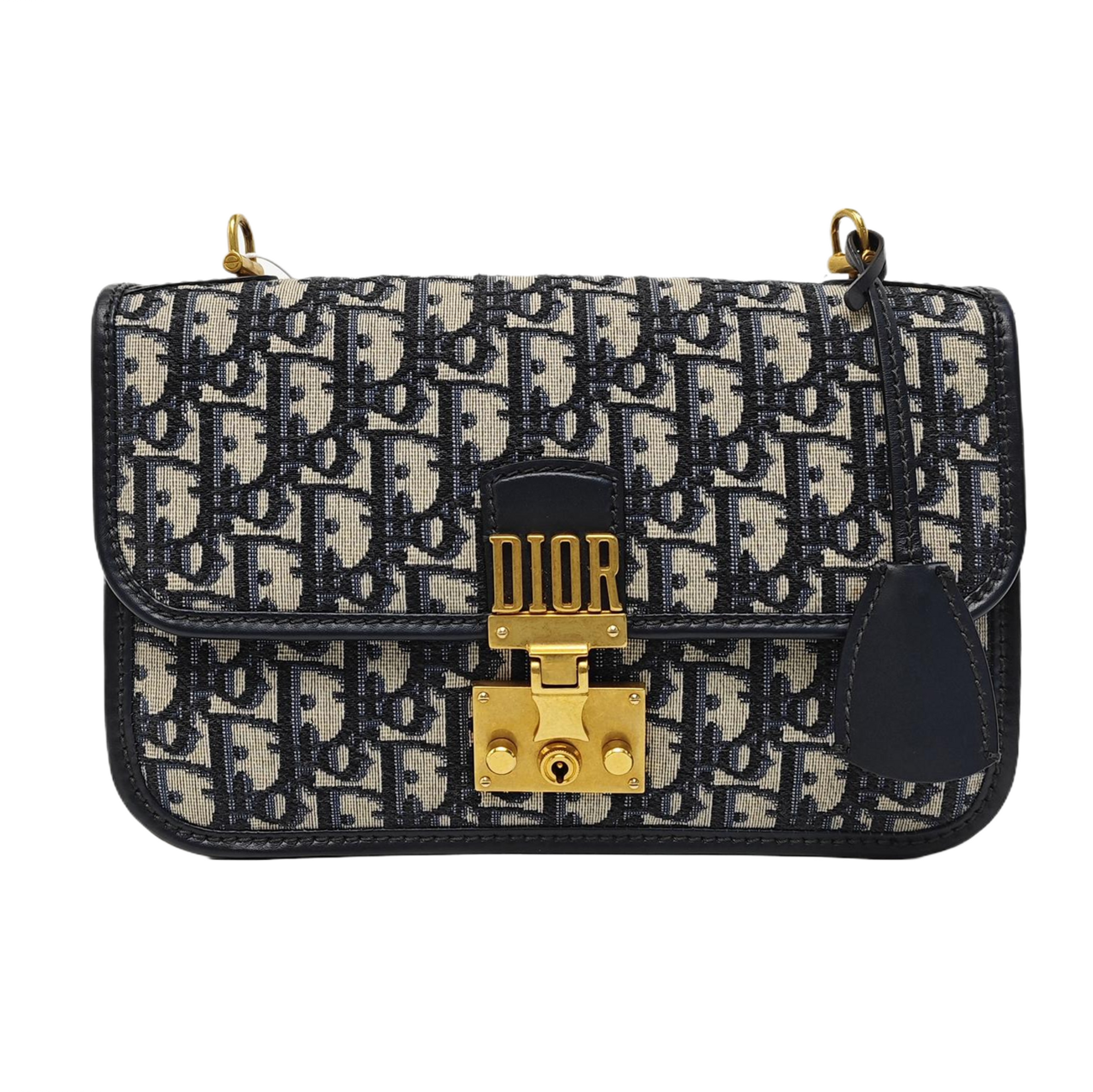Dioraddict Oblique Canvas Blue