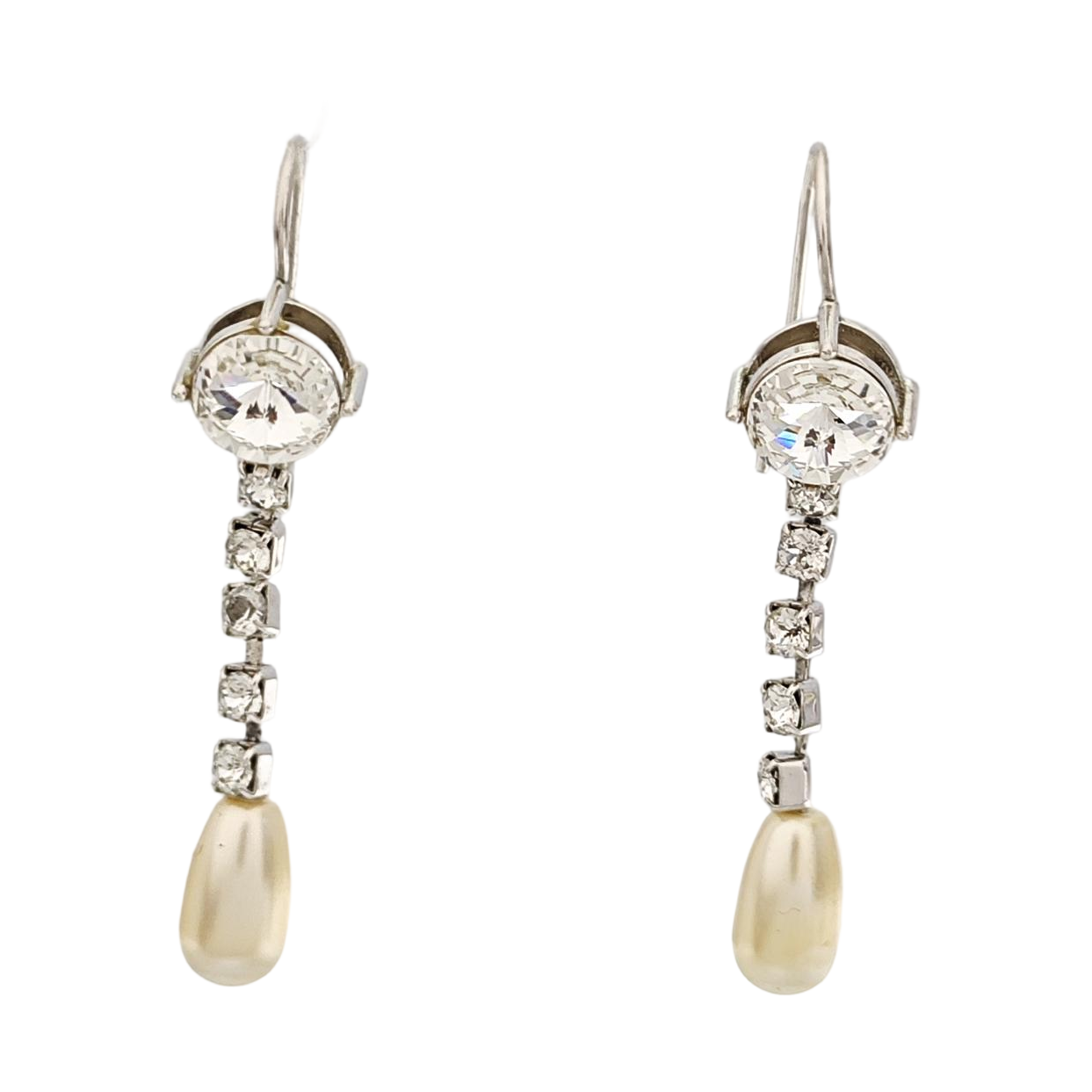 Metal Silver Earrings