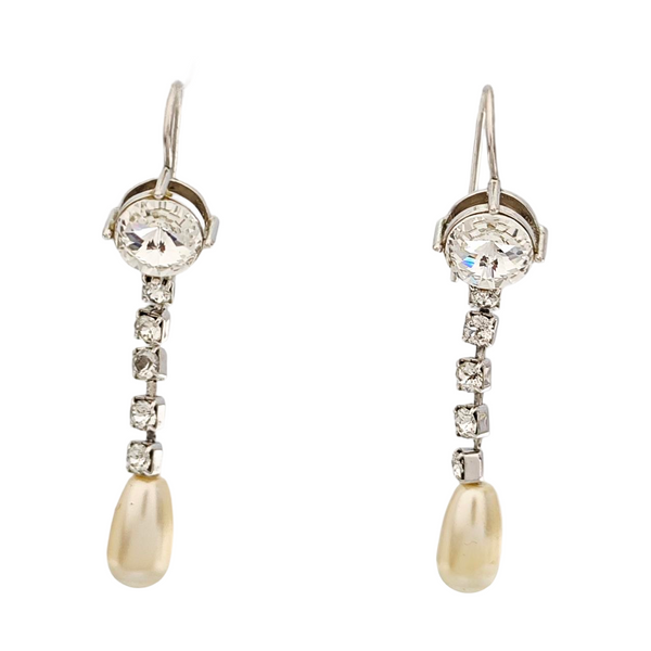 Metal Silver Earrings