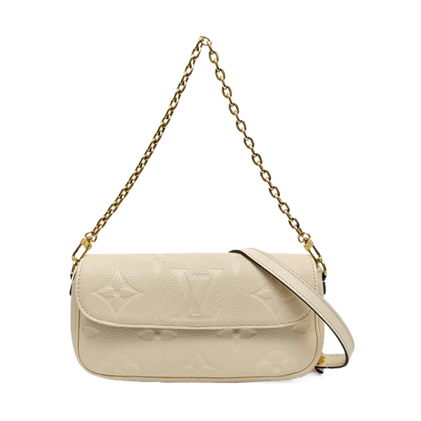 IVY Monogram Calfskin Beige