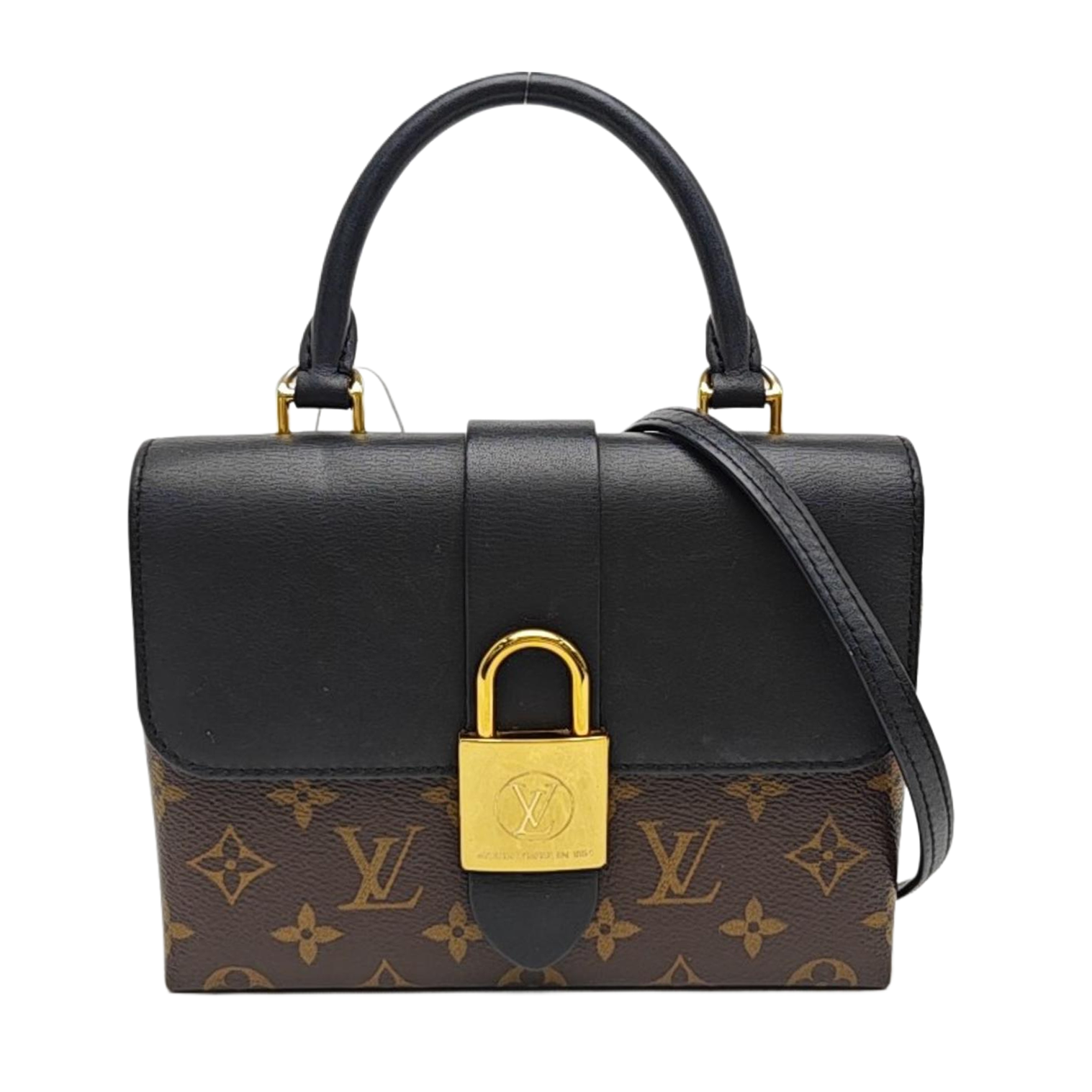 LOCKY BB Monogram Coated Canvas Brown