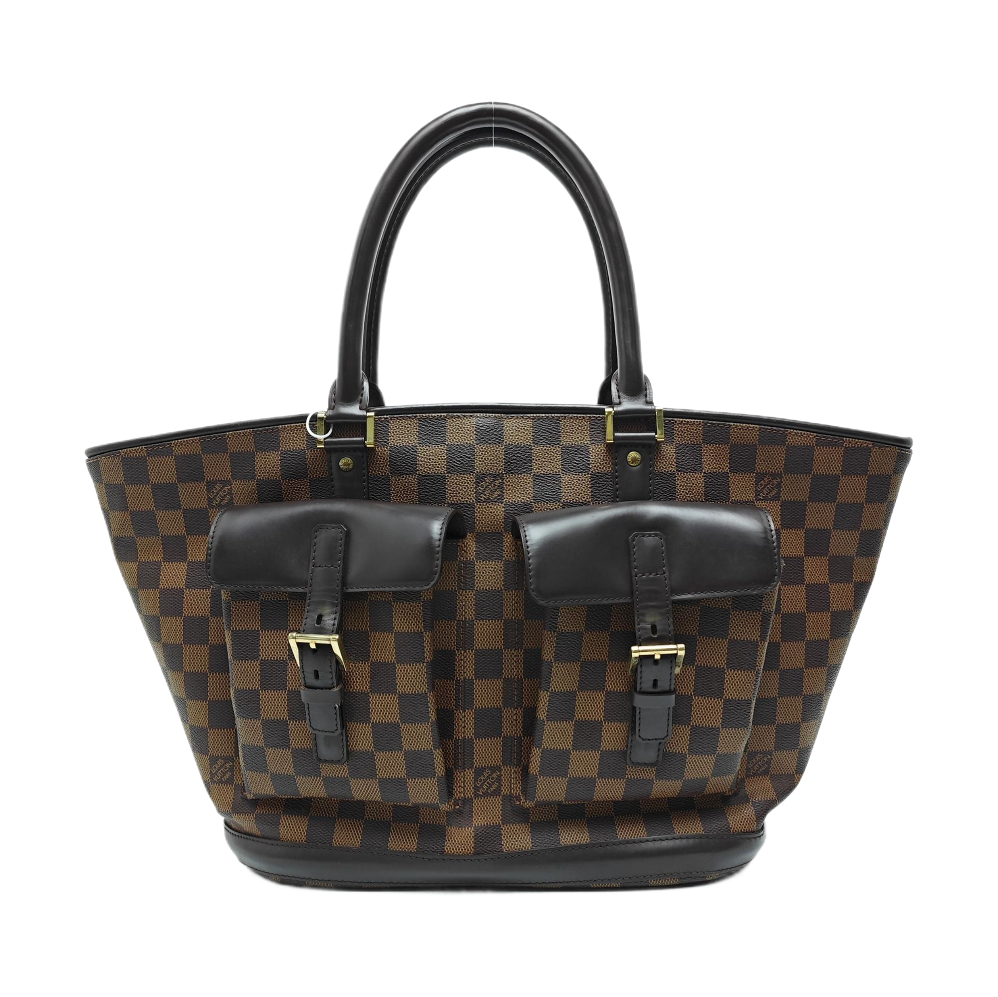 MANOSQUE GM Coated Canvas Brown