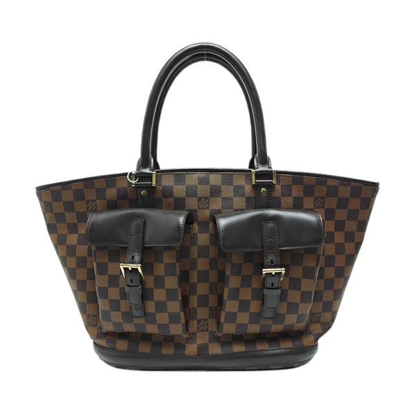 MANOSQUE GM Coated Canvas Brown
