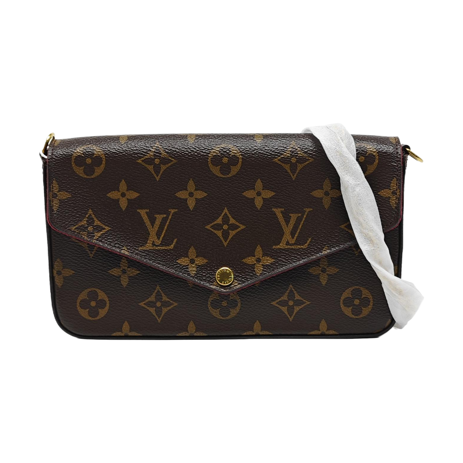 FÉLICIE Monogram Coated Canvas Brown