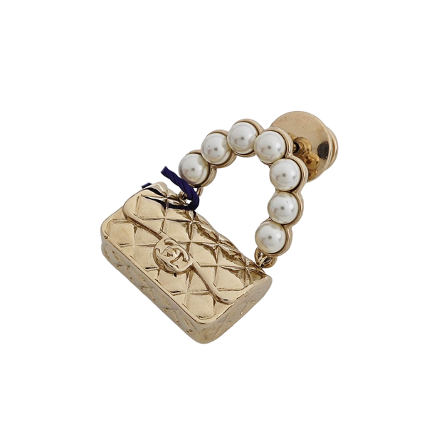 Metal Gold Brooch