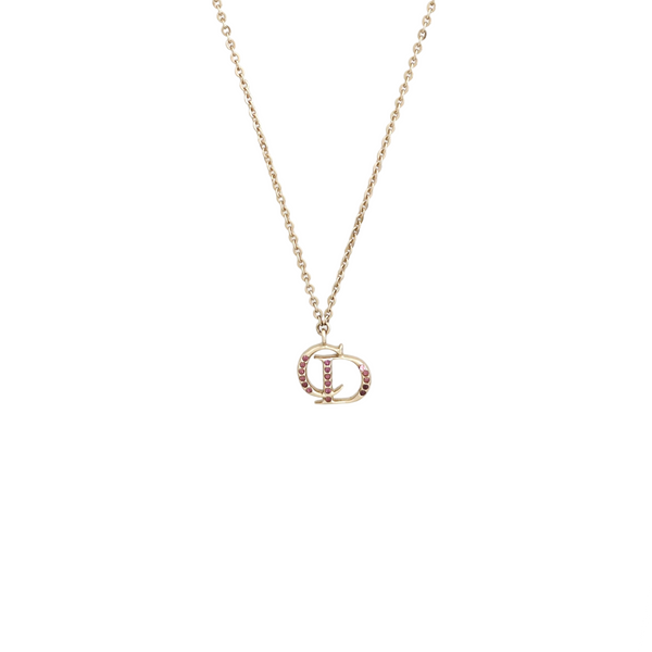 Petit CD Metal Gold Necklace