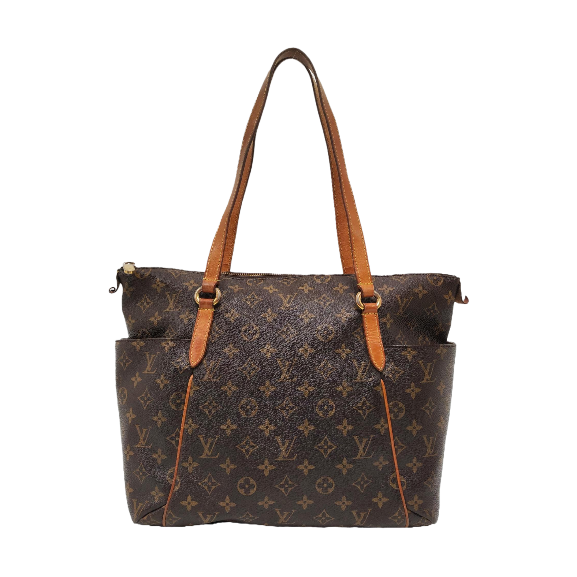 TOTALLY Monogram Coated Canvas Brown
