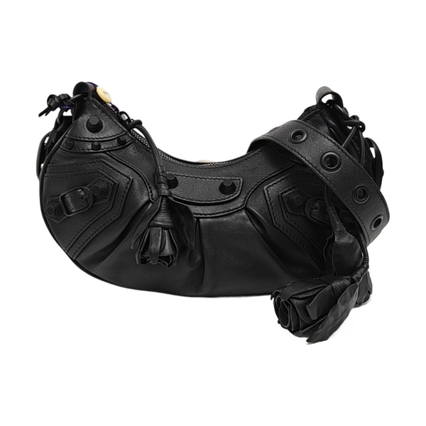 Le Cagole Small Calfskin Black