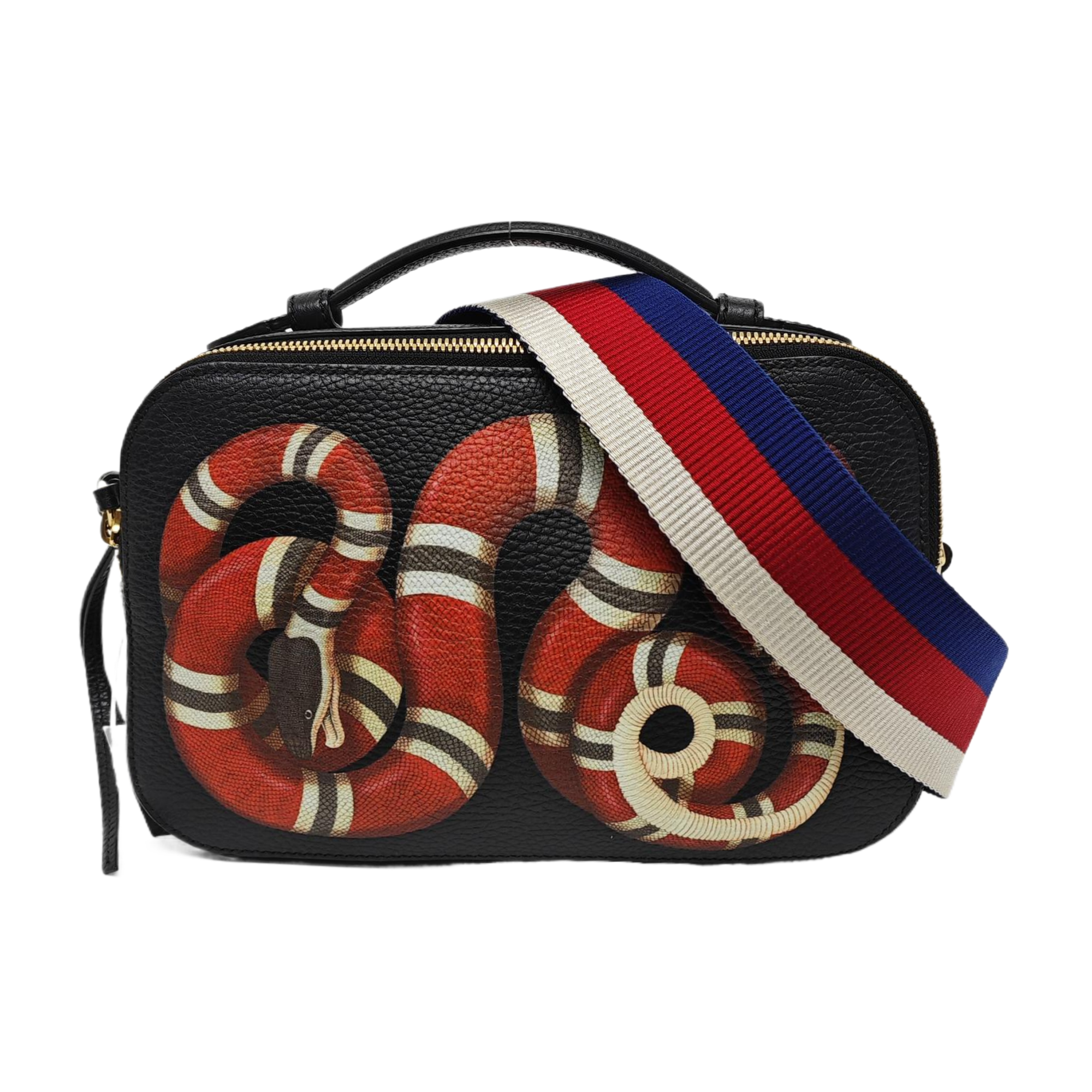 Calfskin Shoulder Bag Black