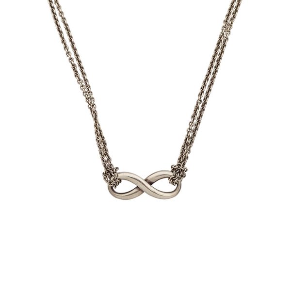 Tiffany Infinity 925 Sterling Silver Necklace