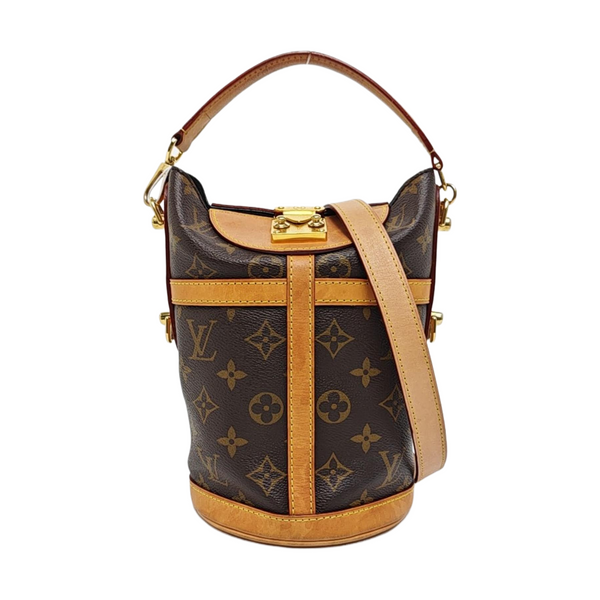 DUFFLE Monogram Coated Canvas Brown