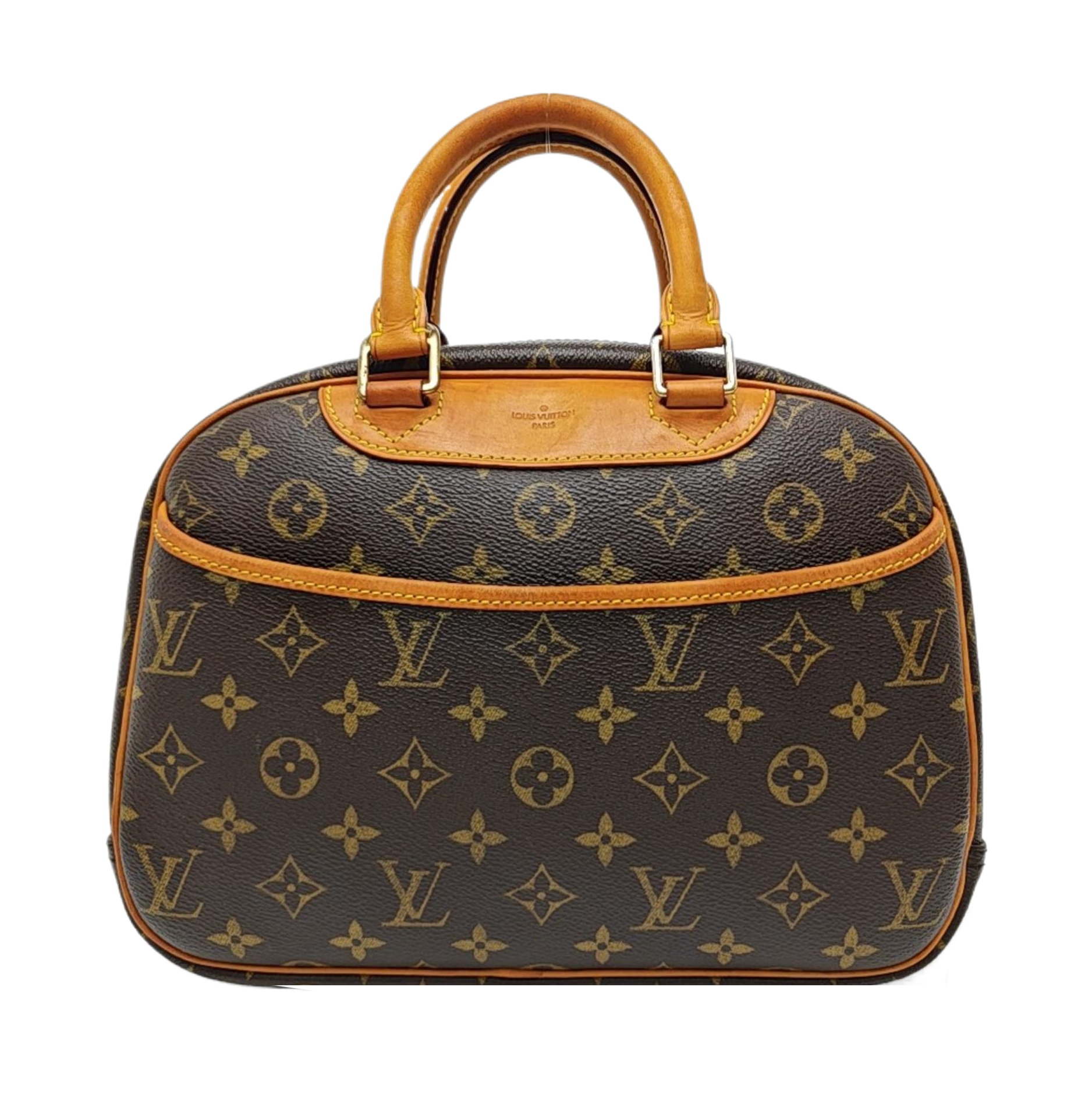 DEAUVILLE Monogram Coated Canvas Brown