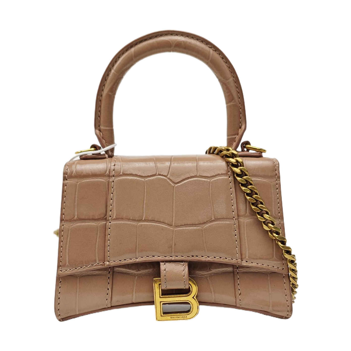 Hourglass Mini Calfskin Pink