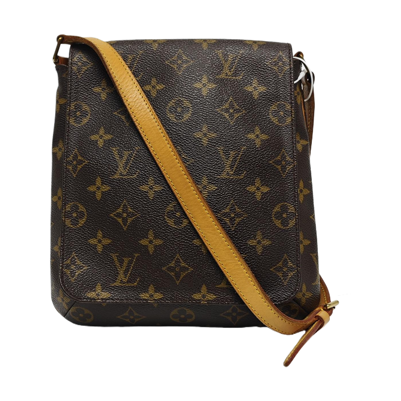 MUSETTE TANGO Monogram Coated Canvas Brown