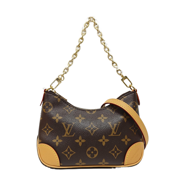 BOULOGNE Nano Monogram Coated Canvas Brown