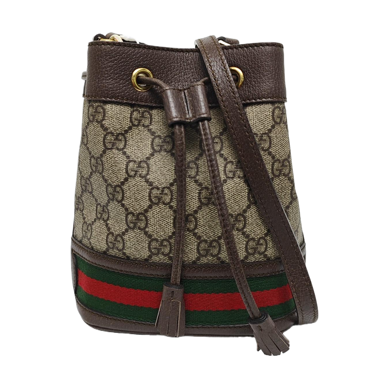 Ophidia Mini Monogram Coated Canvas Beige