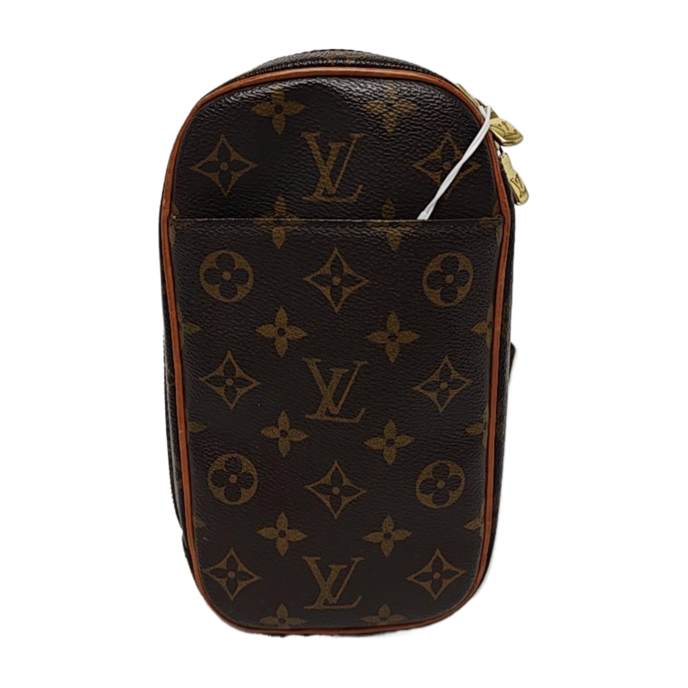 GANGE Monogram Coated Canvas Brown