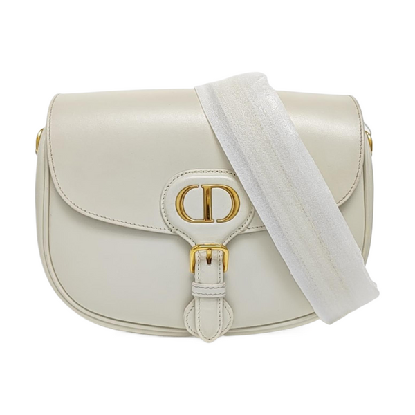 Bobby Medium Calfskin White