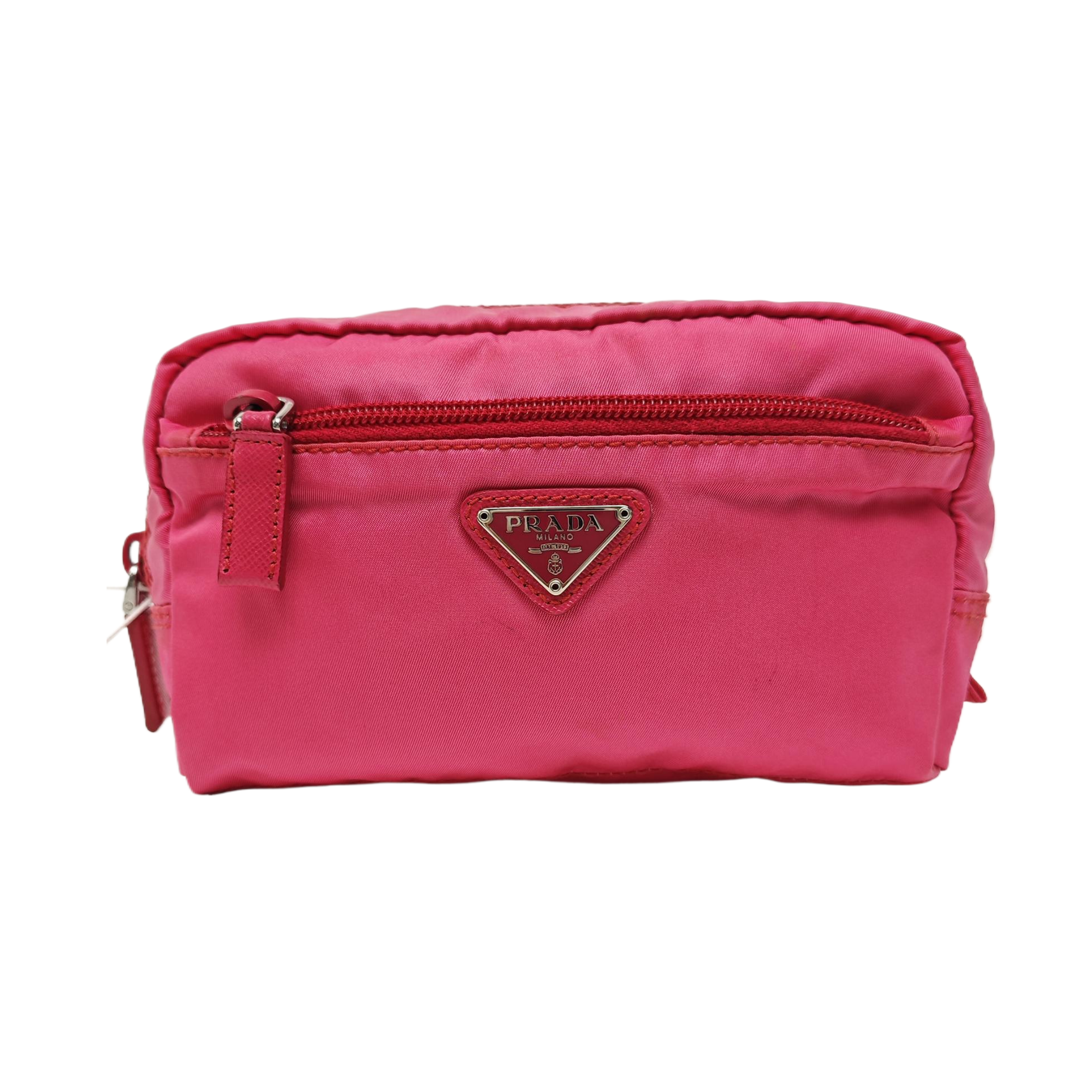 Fabric Clutch Red