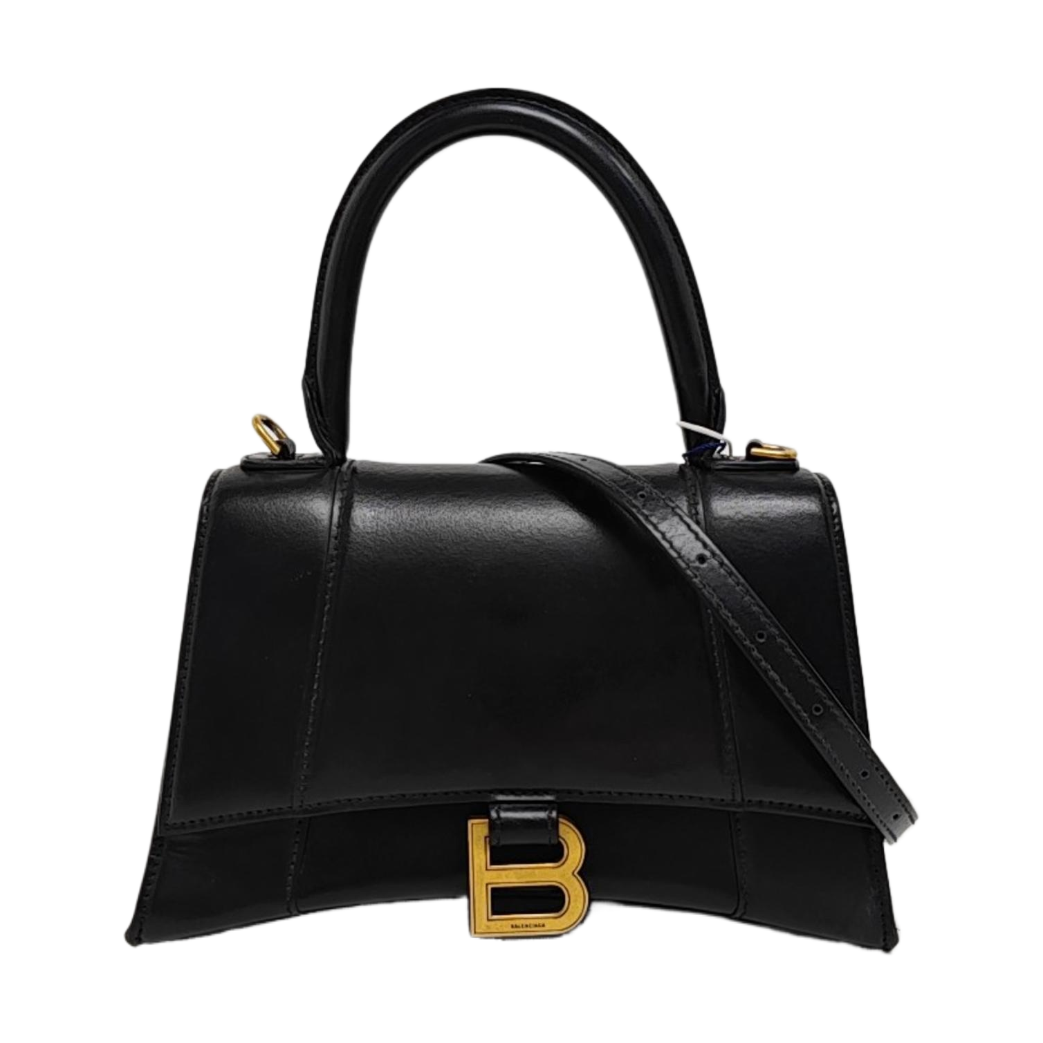 Hourglass S Calfskin Black