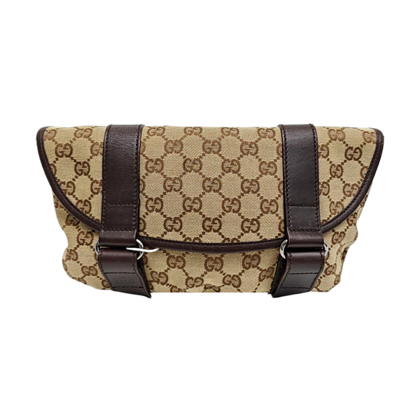 Monogram Calfskin Belt Bag Brown