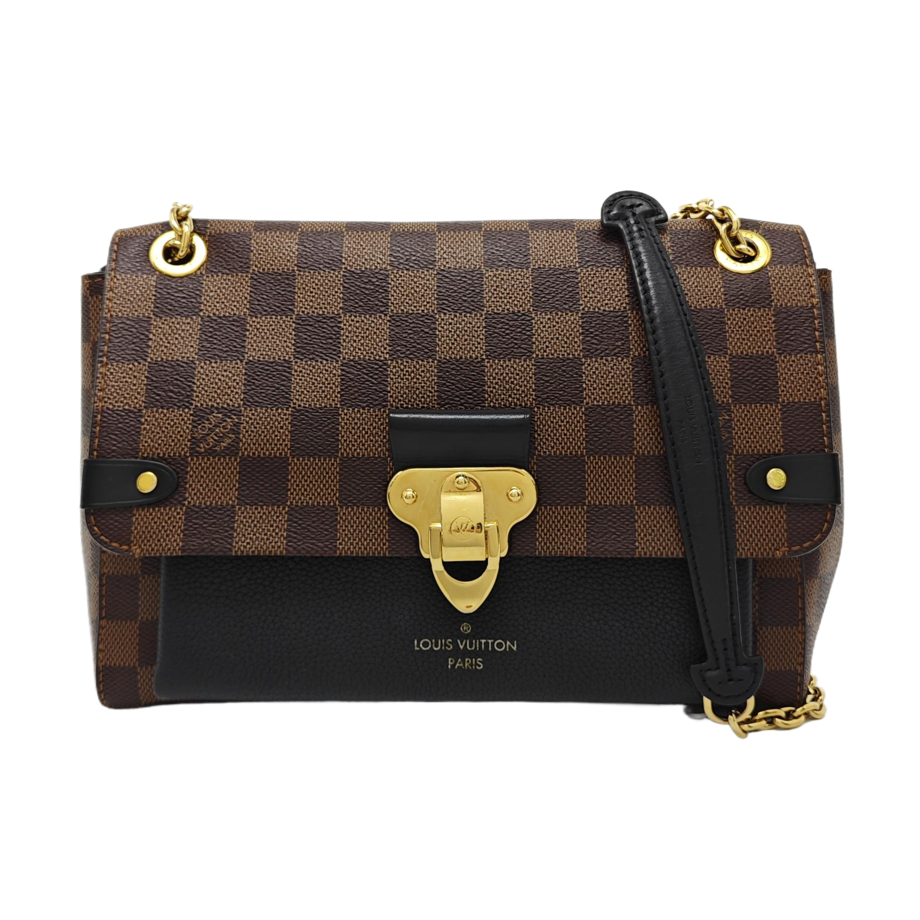 VAVIN PM Damier Ebene Coated Canvas Brown