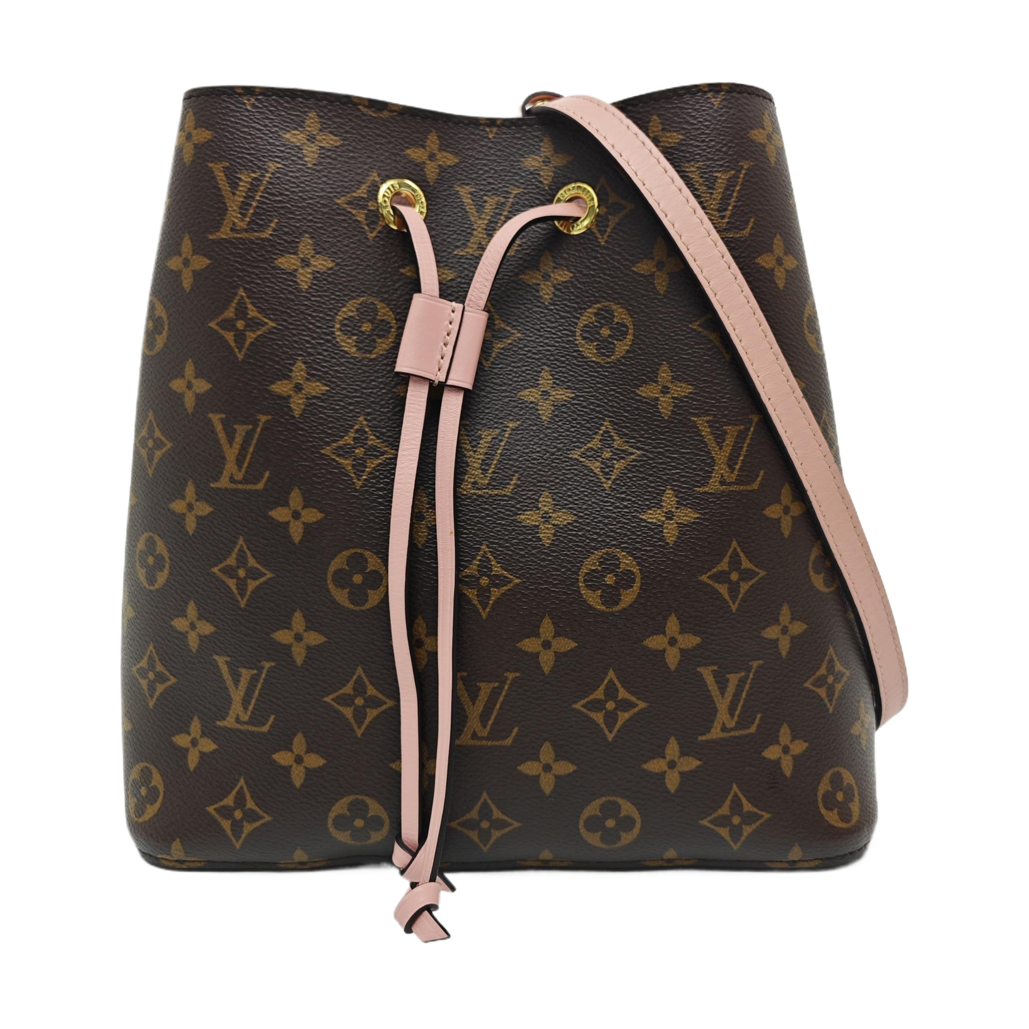 NÉONOÉ MM Monogram Coated Canvas Brown