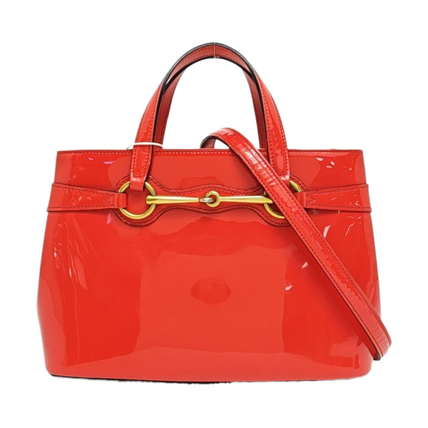 Bright Bit Patent Leather Red
