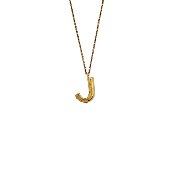 LV & ME Brass Gold Necklace