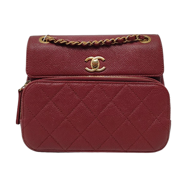 Grained Calfskin Red