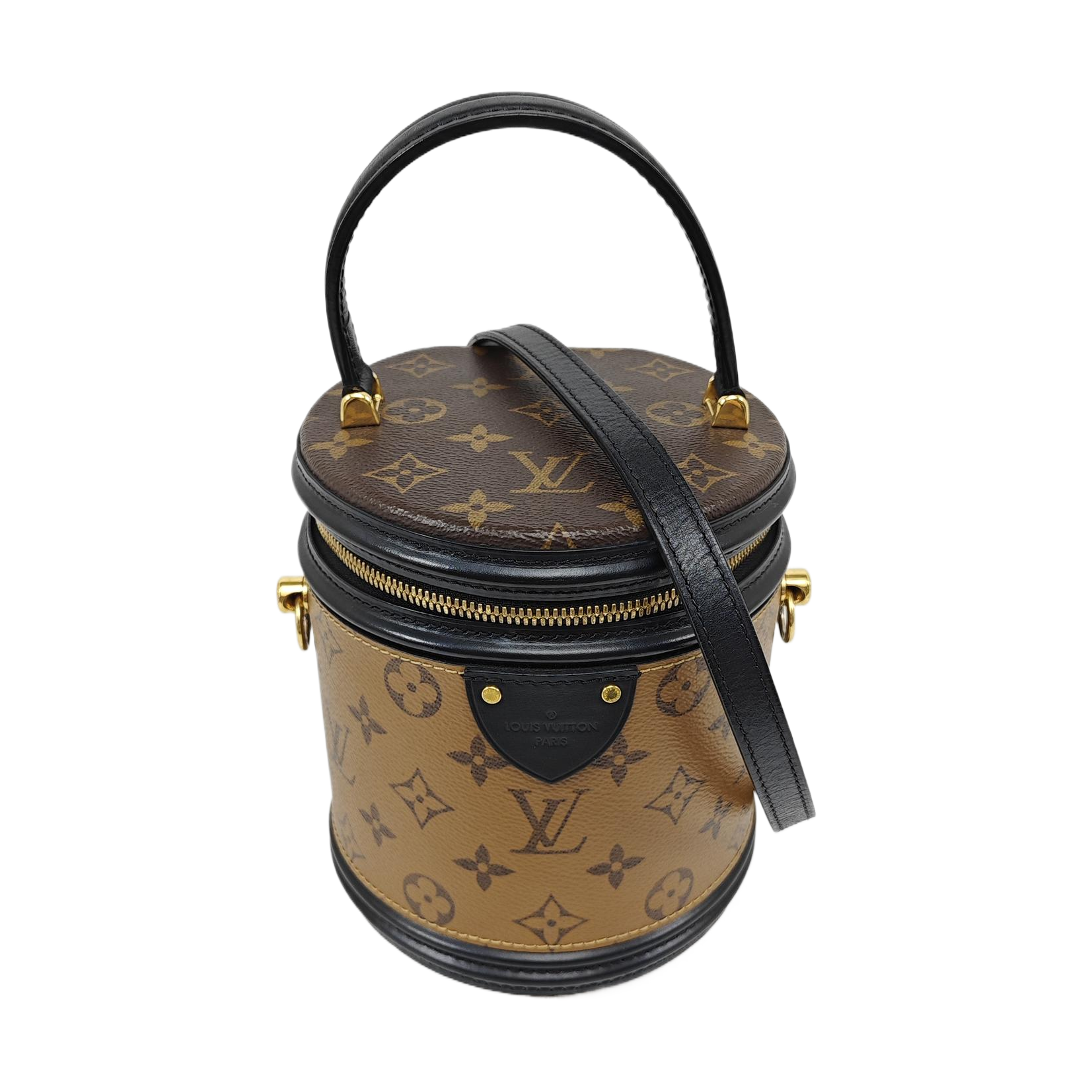 CANNES PM Monogram Coated Canvas Brown