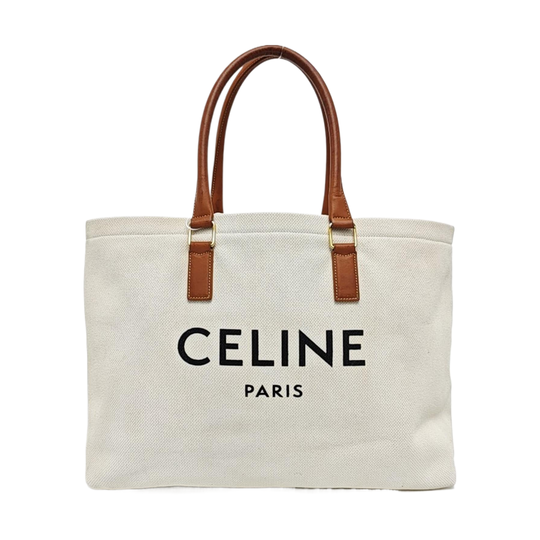 CABAS CELINE Large Canvas White