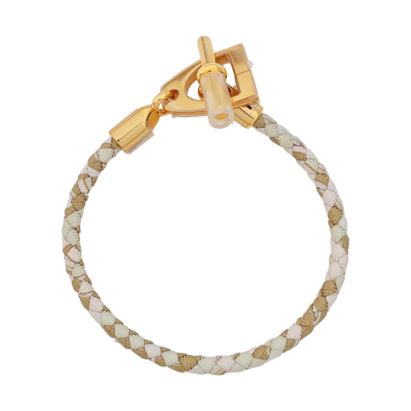 Jumbo Hook Fabric Multicolor Bracelet