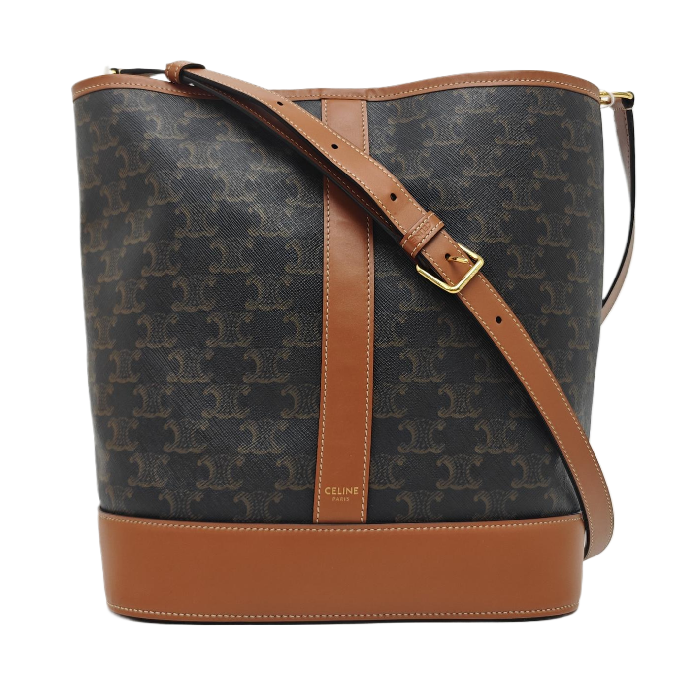 TRIOMPHE CANVAS Medium Coated Canvas Brown
