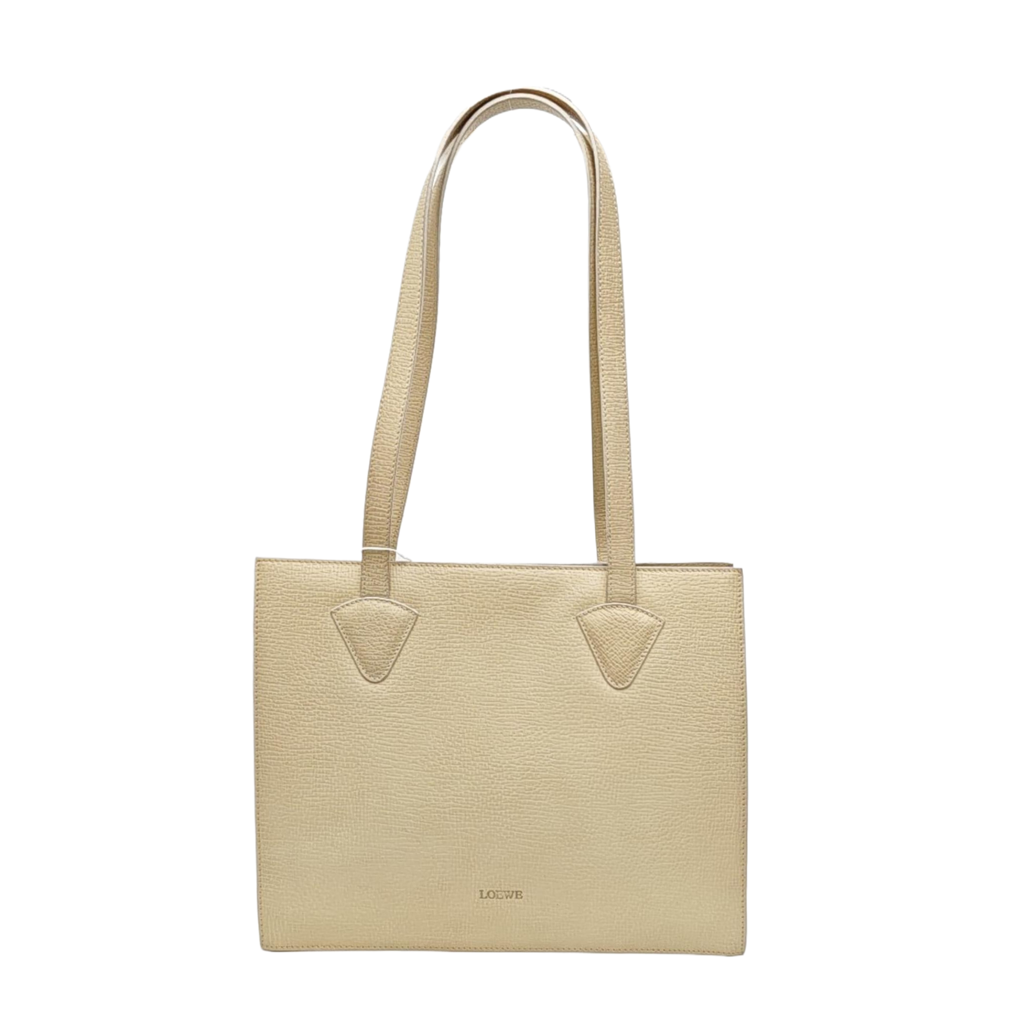 Calfskin Shoulder Bag Beige